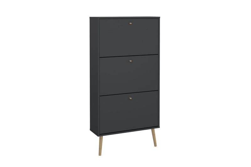 Shinta Kenkäkaappi 70 cm - Tummanharmaa - Säilytys - Kenkäsäilytys