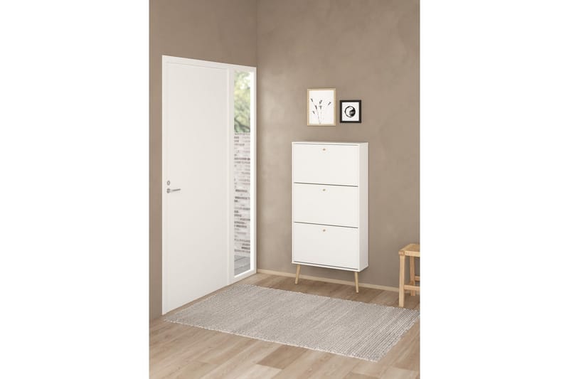 Shinta Kenkäkaappi 70 cm - Valkoinen - Säilytys - Kenkäsäilytys