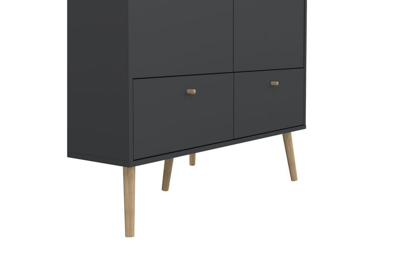 Shinta Vaatekaappi 99x200 cm - Harmaa - Säilytys - Kenkäsäilytys