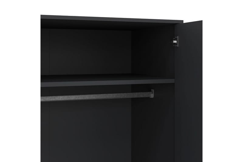 Shinta Vaatekaappi 99x200 cm - Harmaa - Säilytys - Kenkäsäilytys