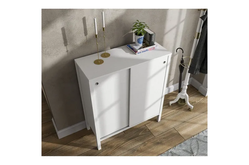 Sovran Kenkäkaappi 92 cm - Luonnollinen/Valkoinen - Säilytys - Kenkäsäilytys