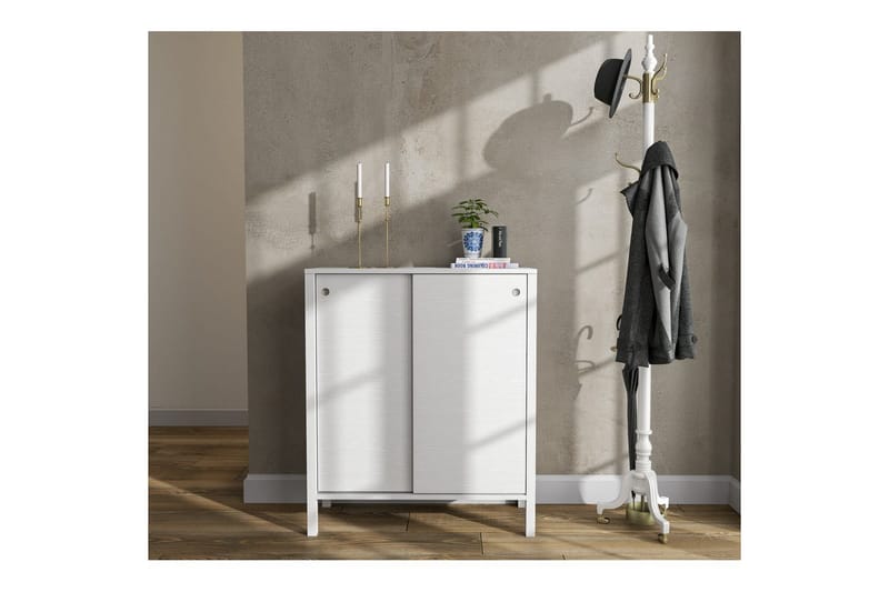 Sovran Kenkäkaappi 92 cm - Luonnollinen/Valkoinen - Säilytys - Kenkäsäilytys