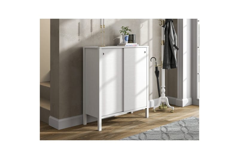 Sovran Kenkäkaappi 92 cm - Luonnollinen/Valkoinen - Säilytys - Kenkäsäilytys