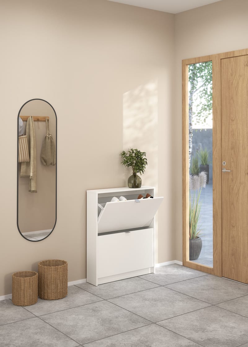 Tenor kenkäkaappi 2 lokeroa 70x16x85 cm - Säilytys - Kenkäsäilytys