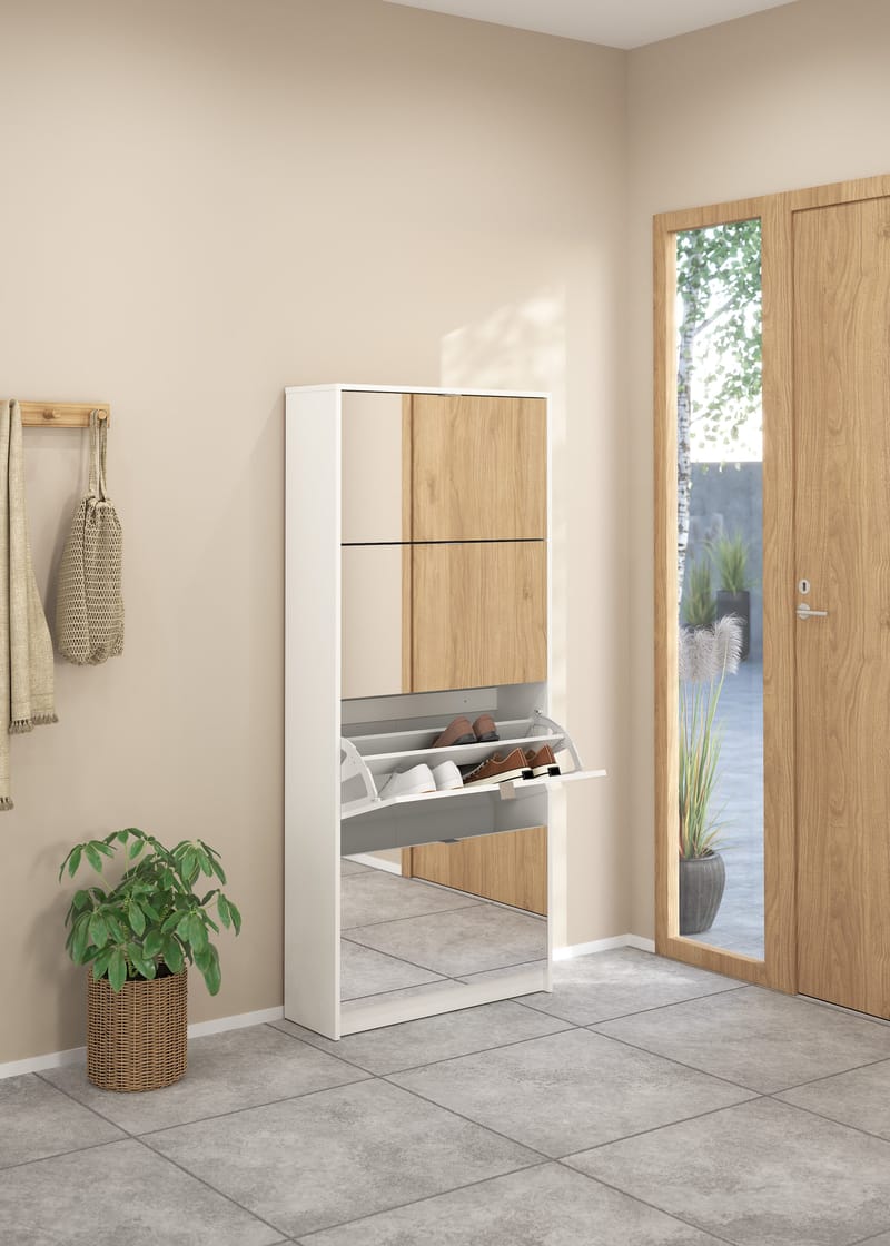 Tenor kenkäkaappi 4 lokeroa 70x24x162 cm - Säilytys - Kenkäsäilytys