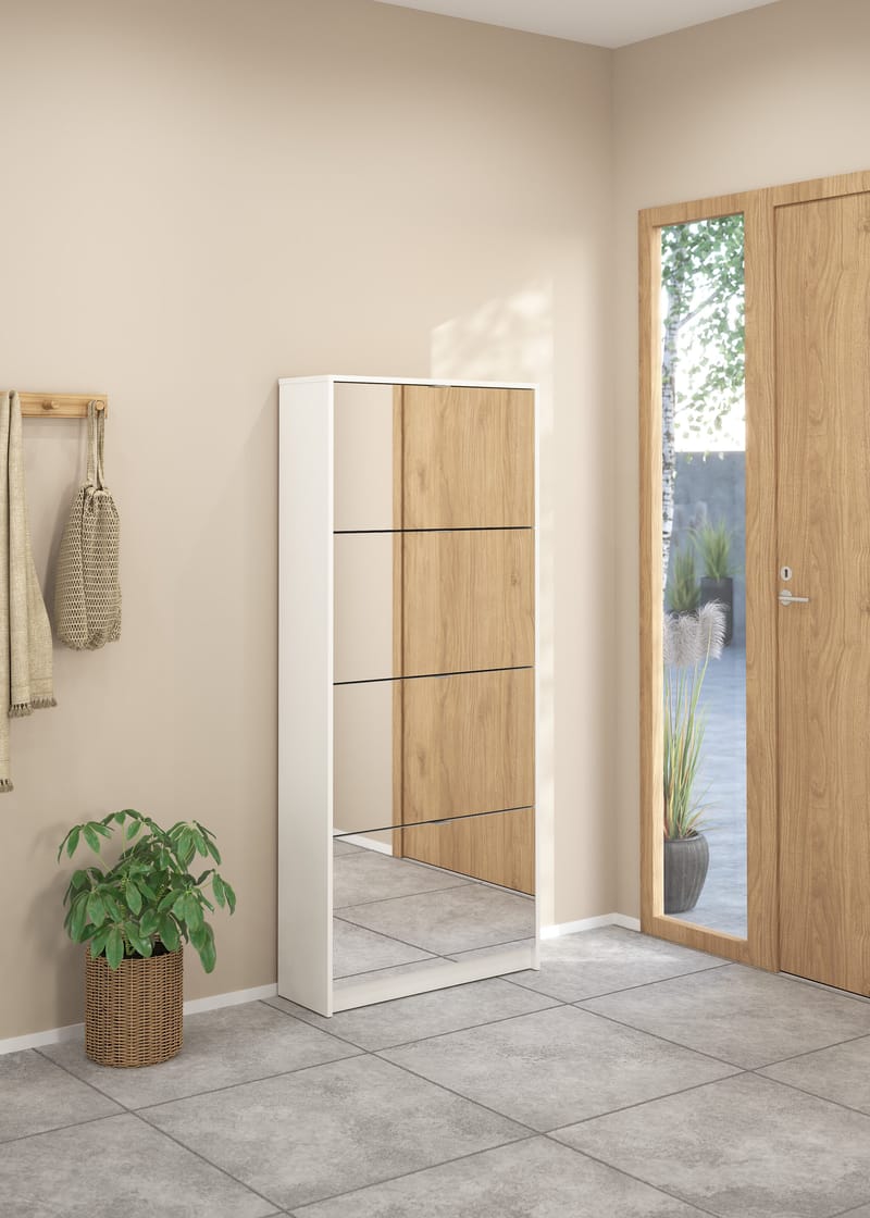 Tenor kenkäkaappi 4 lokeroa 70x24x162 cm - Säilytys - Kenkäsäilytys