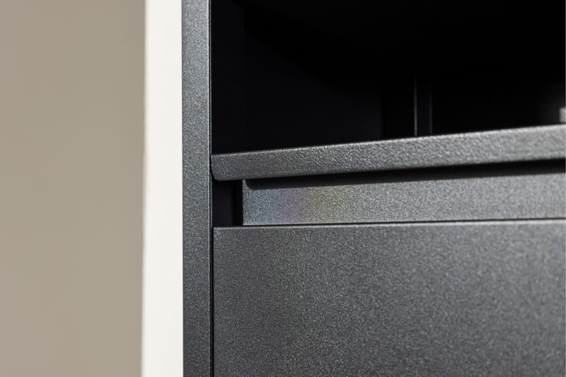 Ushuaia Kenkäkaappi 65x15 cm - Musta - Säilytys - Kenkäsäilytys