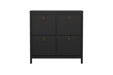 Vallvidera Kenkäkaappi 102,6 cm - Musta - Säilytys - Kenkäsäilytys