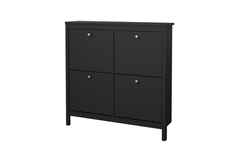 Vallvidera Kenkäkaappi 102,6 cm - Musta - Säilytys - Kenkäsäilytys