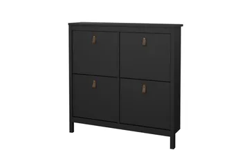 Vallvidera Kenkäkaappi 102,6 cm - Musta - Säilytys - Kenkäsäilytys