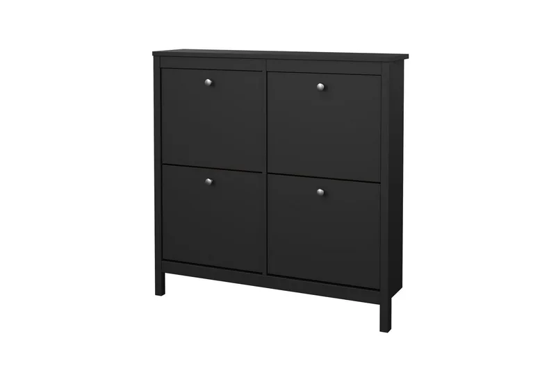 Vallvidera Kenkäkaappi 102,6 cm - Musta - Säilytys - Kenkäsäilytys