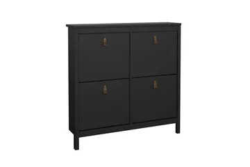 Vallvidera Kenkäkaappi 102,6 cm - Musta - Säilytys - Kenkäsäilytys