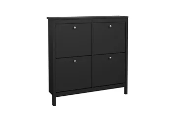 Vallvidera Kenkäkaappi 102,6 cm - Musta - Säilytys - Kenkäsäilytys