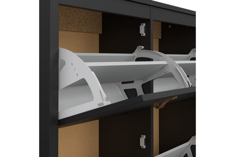 Vallvidera Kenkäkaappi 102,6 cm - Musta - Säilytys - Kenkäsäilytys