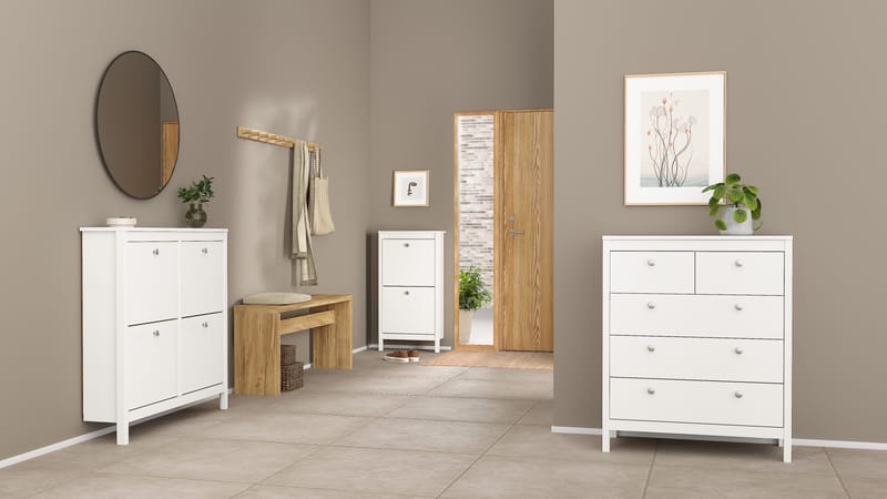 Vallvidera kenkäkaappi 4 lokeroa 103x25x103 cm - Säilytys - Kenkäsäilytys