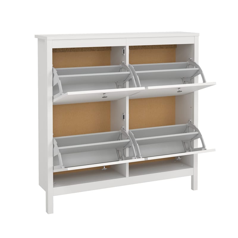 Vallvidera kenkäkaappi 4 lokeroa 103x25x103 cm - Säilytys - Kenk äsäilytys