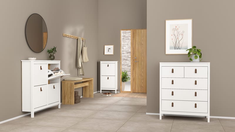 Vallvidera kenkäkaappi 4 lokeroa 103x25x103 cm - Säilytys - Kenkäsäilytys