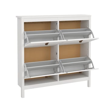 Vallvidera kenkäkaappi 4 lokeroa 103x25x103 cm - Säilytys - Kenkäsäilytys