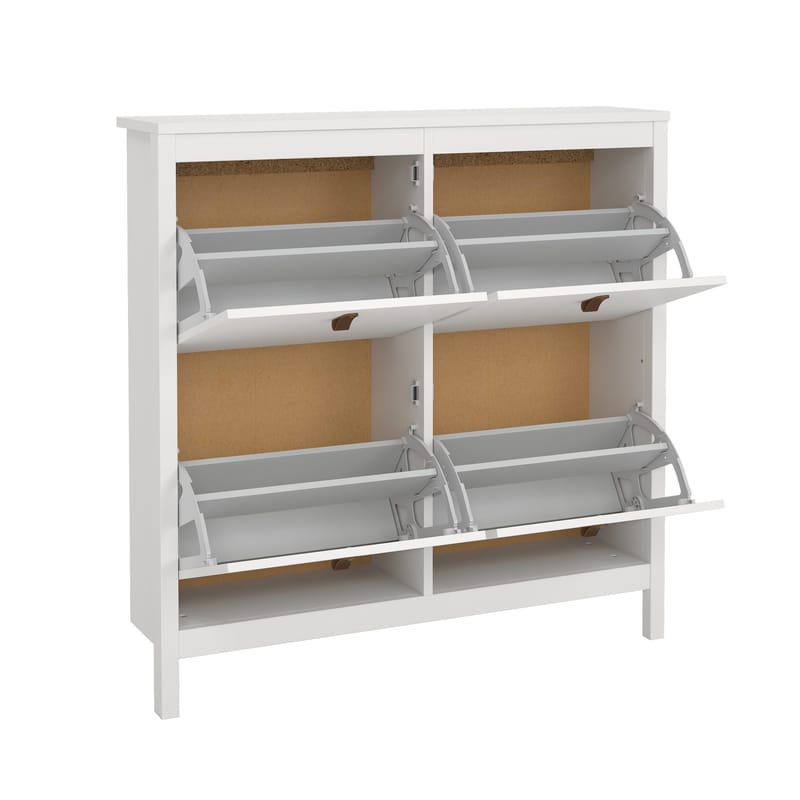 Vallvidera kenkäkaappi 4 lokeroa 103x25x103 cm - Säilytys - Kenkäsäilytys