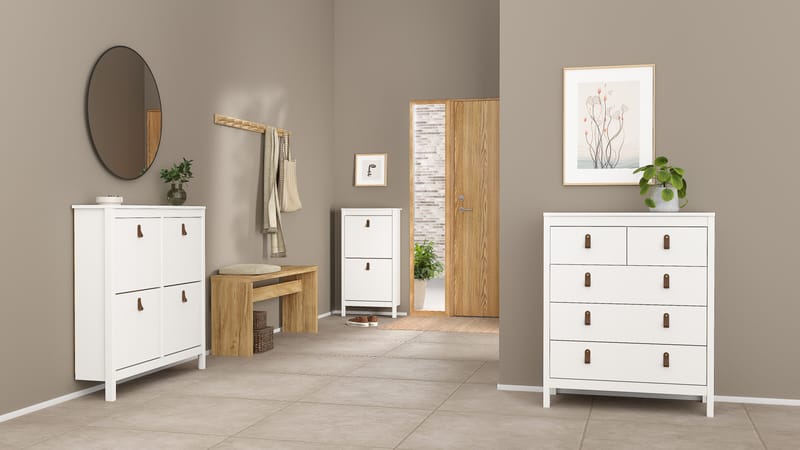 Vallvidera kenkäkaappi 4 lokeroa 103x25x103 cm - Säilytys - Kenkäsäilytys