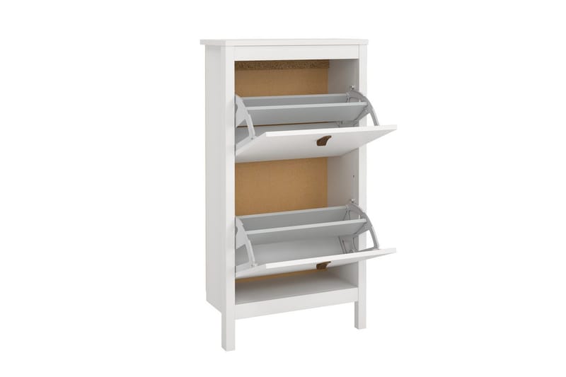 Vallvidera Kenkäkaappi 54 cm - Valkoinen - Säilytys - Kenkäsäilytys