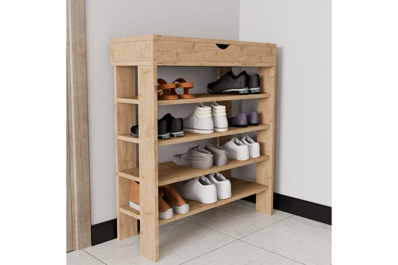 Viraa Kenkäkaappi 80 cm - Natural - Säilytys - Kenkäsäilytys