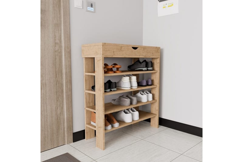 Viraa Kenkäkaappi 80 cm - Natural - Säilytys - Kenkäsäilytys