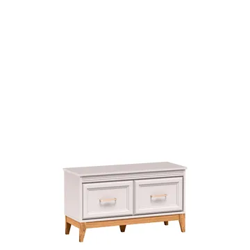 Zeylor-kenkäkaappi 92 cm - beige, luonnontammea ja kullan-kuparin värisiä yksityiskohtia - Säilytys - Kenkäsäilytys