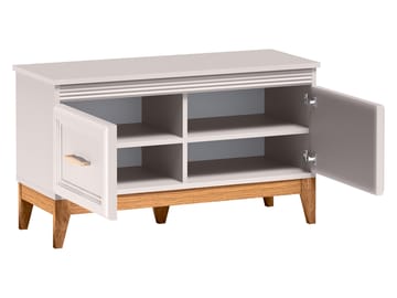 Zeylor-kenkäkaappi 92 cm - beige, luonnontammea ja kullan-kuparin värisiä yksityiskohtia - Säilytys - Kenkäsäilytys