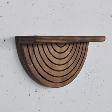 Koristeellinen puinen seinähylly Hanah Home Raflon (31 x 16 x 9 cm) Malli: puolikaari alas - Säilytys - Seinäsäilytys