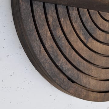 Koristeellinen puinen seinähylly Hanah Home Raflon (31 x 16 x 9 cm) Malli: puolikaari alas - Säilytys - Seinäsäilytys