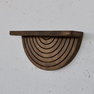 Koristeellinen puinen seinähylly Hanah Home Raflon (31 x 16 x 9 cm) Malli: puolikaari alas - Säilytys - Seinäsäilytys