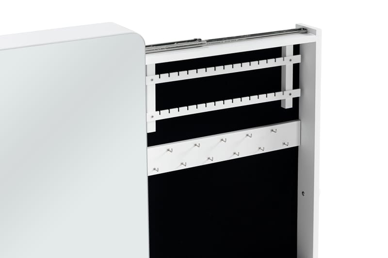 Seinäkaappi Moreno Peilillä - Valkoinen - Säilytys - Piensäilytys - Korujen säilytys - Korukaappi