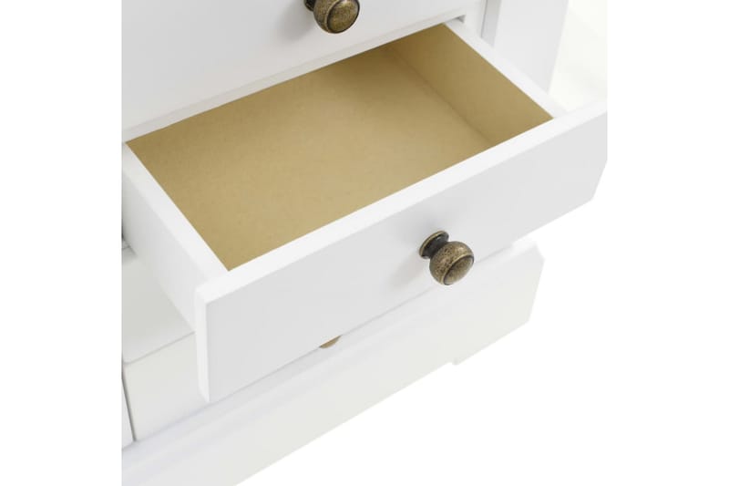 Korurasia peilillä MDF 25x13,5x34 cm - Valkoinen - Säilytys - Piensäilytys - Korujen säilytys - Koruteline & korurasia