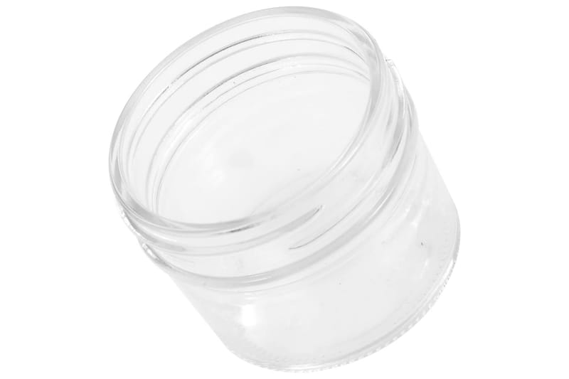 Lasiset hillopurkit hopean värisillä kansilla 24 kpl 110 ml - Hopea - Säilytys - Piensäilytys
