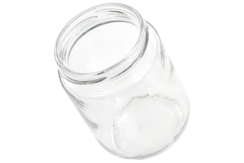 Lasiset hillopurkit punaisilla kansilla 48 kpl 230 ml - Punainen - Säilytys - Piensäilytys