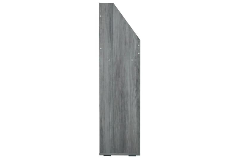 Lasten lehtiteline betoninharmaa 71x30x114 cm lastulevy - Harmaa - Säilytys - Piensäilytys - Säilytysteline - Lehtiteline