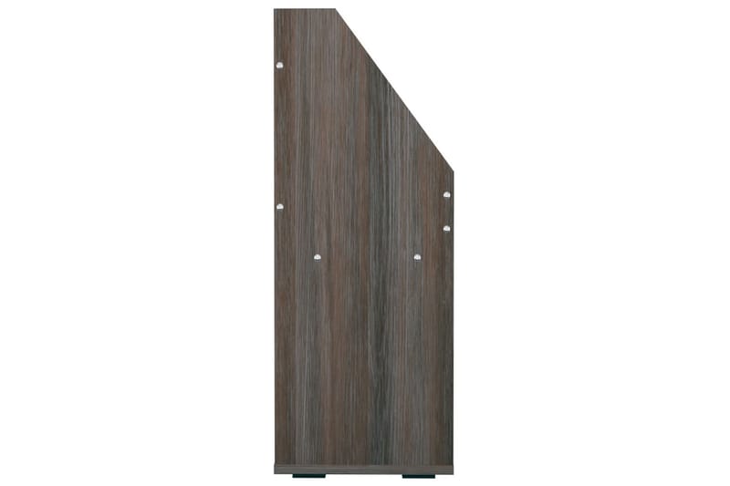 Lasten lehtiteline harmaa/Sonoma-tammi 71x30x78,5 cm lastule - Harmaa - Säilytys - Piensäilytys - Säilytysteline - Lehtiteline