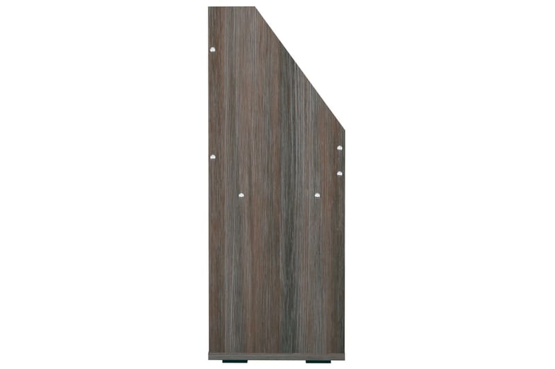 Lasten lehtiteline harmaa/Sonoma-tammi 71x30x78,5 cm lastule - Harmaa - Säilytys - Piensäilytys - Säilytysteline - Lehtiteline