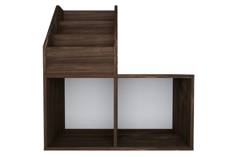 Lasten lehtiteline savutammi 71x30x78,5 cm lastulevy - Ruskea - Säilytys - Piensäilytys - Säilytysteline - Lehtiteline