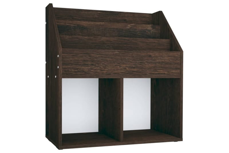 Lasten lehtiteline savutammi 71x30x78,5 cm lastulevy - Ruskea - Säilytys - Piensäilytys - Säilytysteline - Lehtiteline