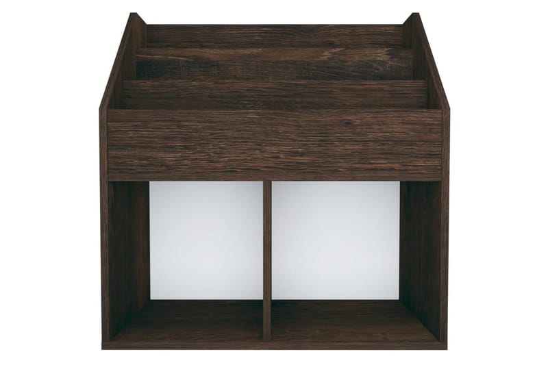 Lasten lehtiteline savutammi 71x30x78,5 cm lastulevy - Ruskea - Säilytys - Piensäilytys - Säilytysteline - Lehtiteline