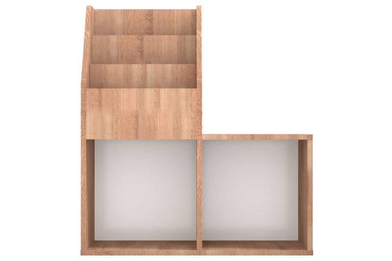 Lasten lehtiteline Sonoma-tammi 71x30x78,5 cm lastulevy - Ruskea - Säilytys - Piensäilytys - Säilytysteline - Lehtiteline