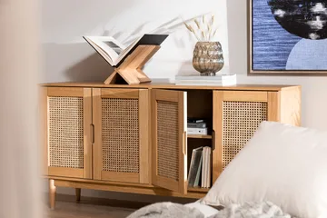 Lehtiteline Tuchscherer - Puu/Luonnonväri - Säilytys - Piensäilytys - Säilytysteline - Lehtiteline