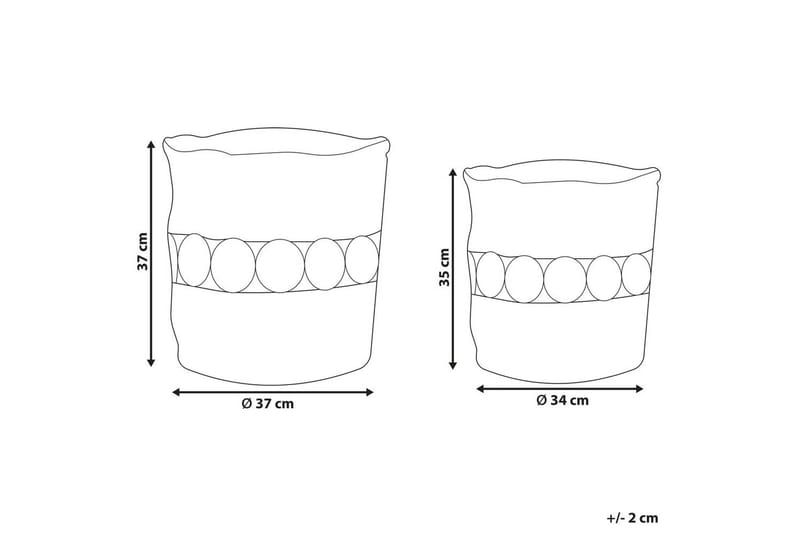 Kori Alang setti 2 kpl - Säilytys - Piensäilytys - Säilytyskorit