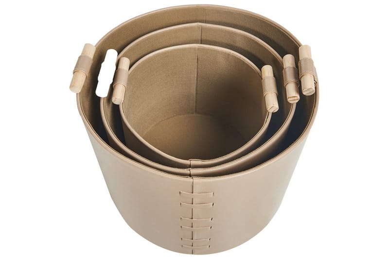 Kori Aram 3 kpl Beige - Beige - Säilytys - Piensäilytys - Säilytyskorit