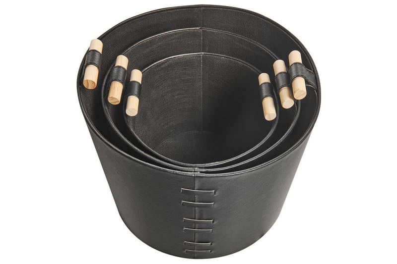 Kori Aram 3 kpl Musta - Musta - Säilytys - Piensäilytys - Säilytyskorit