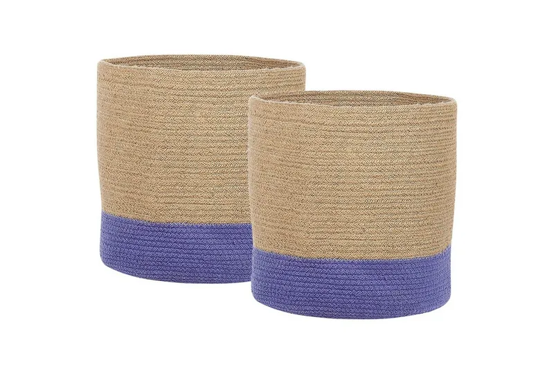Kori Bulanik-setti 2 kpl Beige, luonnollinen, violetti, Beige, luonnollinen, violetti