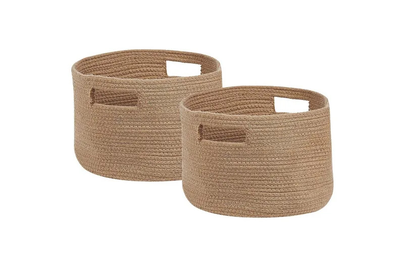 Kori Chiniot 2 kpl Beige/luonnollinen - Beige/luonnollinen - Säilytys - Piensäilytys - Säilytyskorit