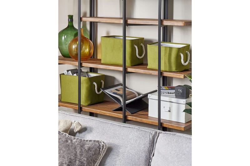 Kori Darqab setti 3 Vihreä, valkoinen - Vihreä, valkoinen - Säilytys - Piensäilytys - Säilytyskorit